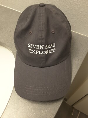 Regent Seven Seas Cruises Hat Adult Unisex Gray Strap Back Cap Adjustable