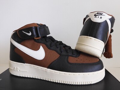 NIKE AIR FORCE 1 MID 07 LX OFF NOIR-SAIL-PECAN SZ 10 [DQ8766-001