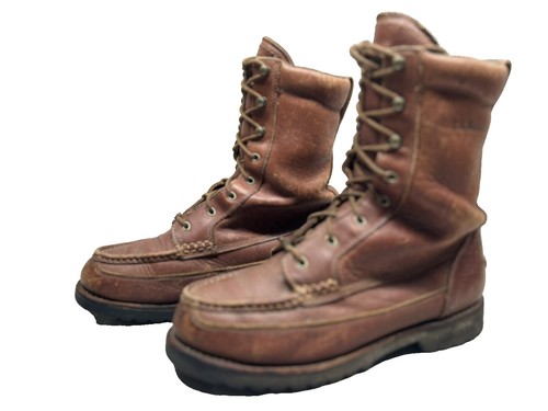 LL Bean Trail Model Hiking Boots Mens 10 M Waterproof TEK2.5 Gray Red 299636 Men main image 3