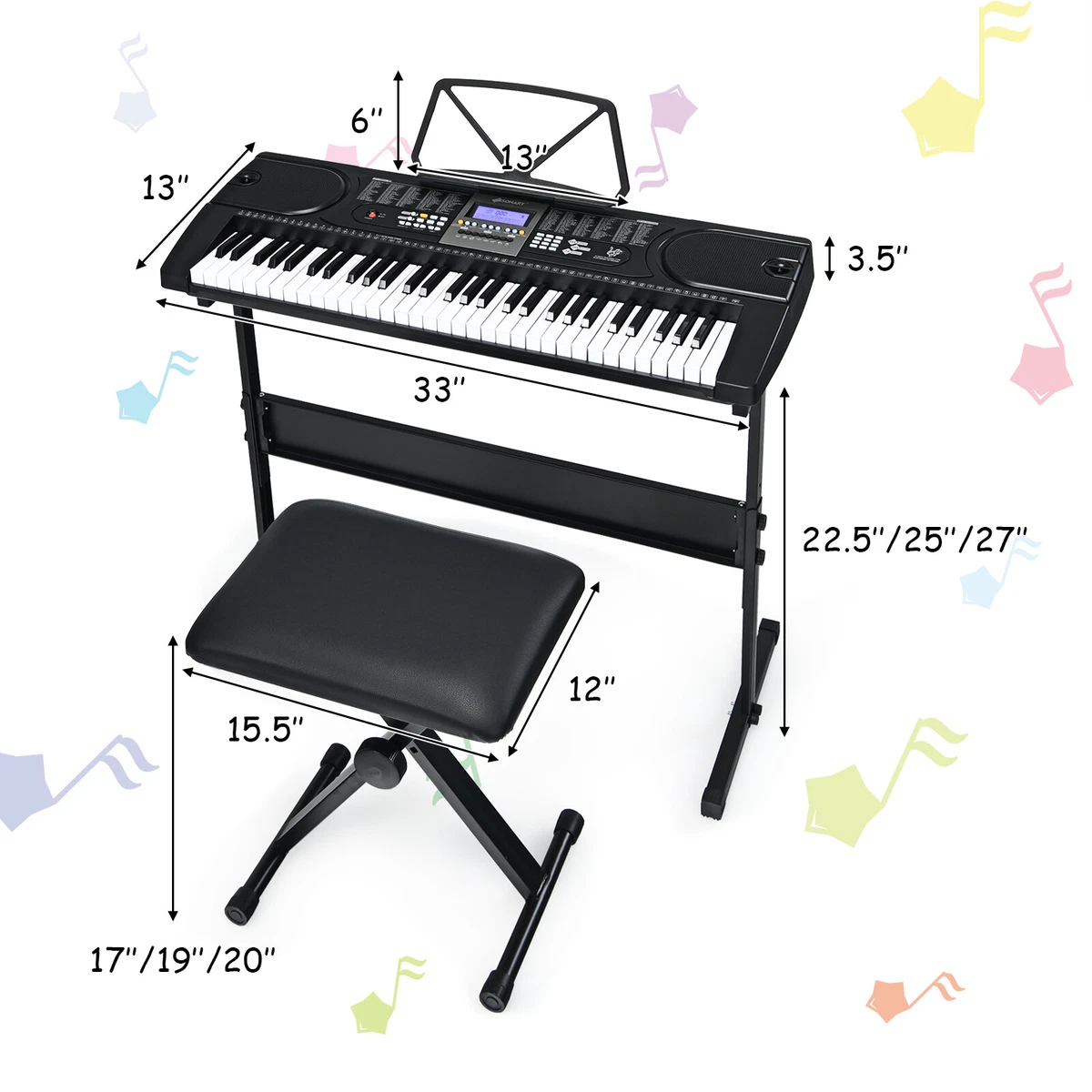Sonart 61 cheap key piano