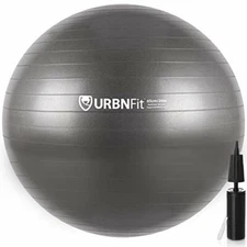 URBNFit Exercise Ball (Multiple Sizes) for Fitness,  Assorted Colors , Sizes 