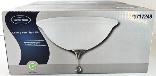Harbor Breeze LED Ceiling Fan Light Kit Brushed Nickel Finish 0717248 New - Picture 6 of 11
