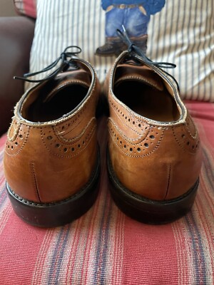 Allen Edmonds Made in USA Sanford Cap Toe in Saddle Brown  display picture 3