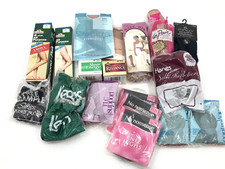 VTG Lot Of 19 Panty Hose Knee Highs Sheer Stockings Control Top Legg Hanes