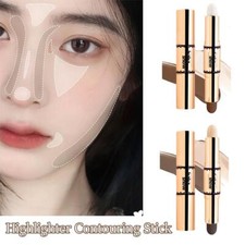 Highlighter Contouring Stick Two Tone High Gloss Grooming Stick Waterproof J1Z8