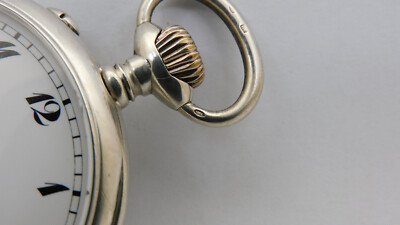 Silber Taschenuhr Läuft IWC Taschenuhr Silver pocket watch Working