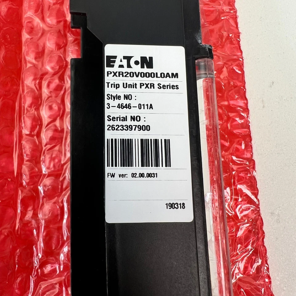 Unidad de viaje Eaton PXR20 PXR20V000L0AM serie PXR estilo 3-4646-011A NUEVO Foto 4 de 4