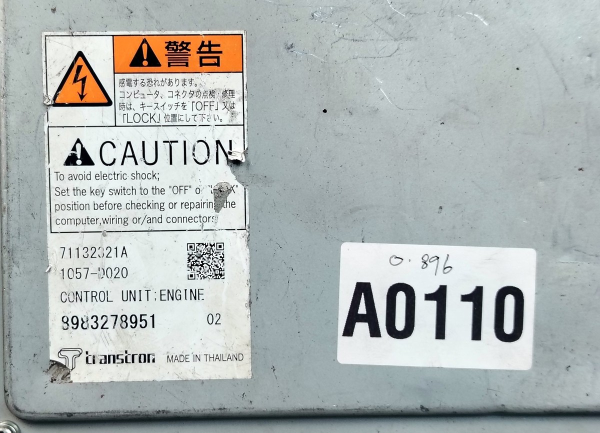 ISUZU D-MAX HOLDEN RODEO 3.0 4JJ1 ENGINE CONTROL MODULE ECU ECM