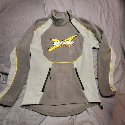 Ski Doo Team 1/4 Zip Pull Over Fleece Sweatshirt S Rev XP BRP 