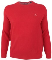 Gant Herren Pullover Sweater Jumper GrößE 5XL Cotton Pique Crew Neck Red
