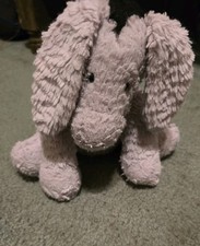 Retired Jellycat London Medium Fuddlewuddle Donkey 10" Plush Toy Grey Soft HTF