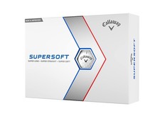 Callaway Golf Supersoft Balls 2023, White One Dozen, White