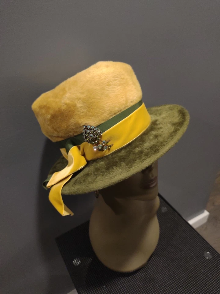 Sombrero de fieltro de piel vintage Sr. Norman Dorian para Marielle de Alemania Occidental Foto 2 de 4