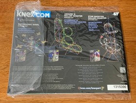 Kinex Knex K'Nex Pieces Lot 2lbs Rods Connectors Wheels Etc.  & 70 Models Manual