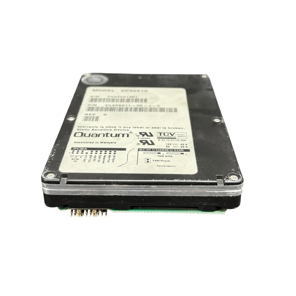 SCSI 50-PIN POL HDD QUANTUM VP32210 2.1GB - Image 2 of 4