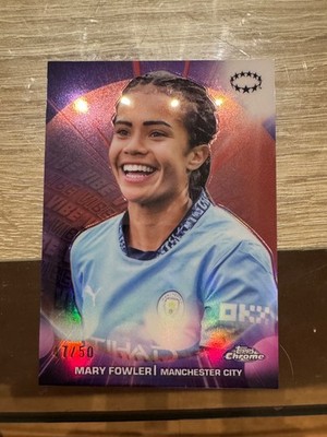 Mary Fowler Vibes 47/50 Topps Chrome Women Wefa Champions League