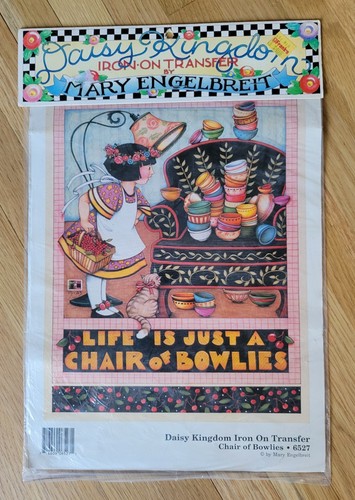 Lot of 2 Vinatge Mary Engelbreit Daisy Kingdom Iron On Transfers Snap Out Of It - Picture 4 of 4