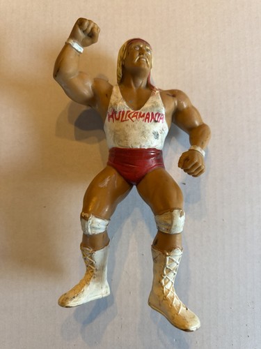 WWF LJN Hulk Hogan White Hulkamania Shirt  Wrestli...