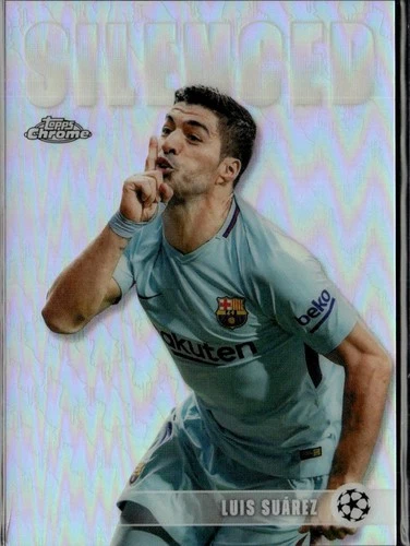 2025-26 Topps Chrome UEFA Club Competitions Silenced Luis Suárez #SHH-4