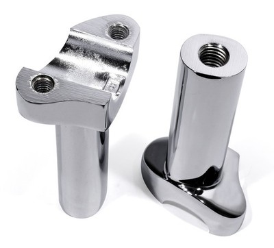 Riser 4-1/2'' Lenker Befestigung Halter für Harley 1'' Straight Custom Chrom 11cm 