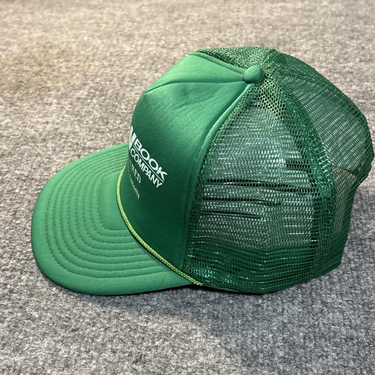 Chilton Hat Mens Green Book Company Cap Trucker Mesh Snapback Braided Rope View 2