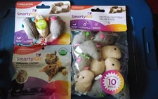 Cat Toy Skitter Critters Mouse Catnip Mice plus help feed