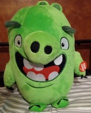 Angry Birds Movie Ross Talking Minion Pig Plush  11" 2016 CWT