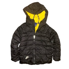 Nike Boy's Youth Black Puffer Jacket Size Large 7 Coat