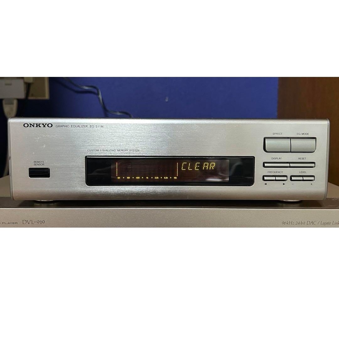 Onkyo EQ-211M Stereo Graphic Equalizer 7-Band Spectrum Analyzer