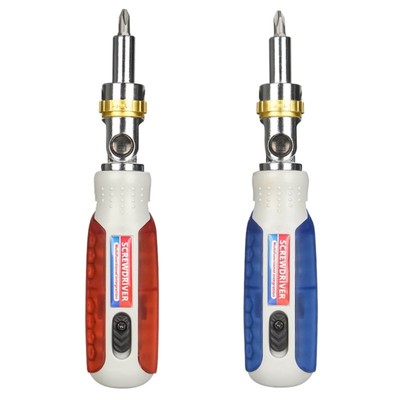 Profession Stylish 14Piece Ratchet Screwdriver Kit with Comfortable Grip Handle