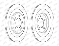 2X Bremsscheibe Coat+ Jurid 563001JC JC Schachtel FüR Hyundai I40 1 VF CW Crdi
