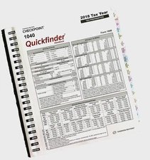 2018 Thomson Reuters Checkpoint Quickfinder 1040 Handbook