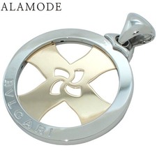 Authentic Bvlgari Tondo Cross Pendant SS 24.2...