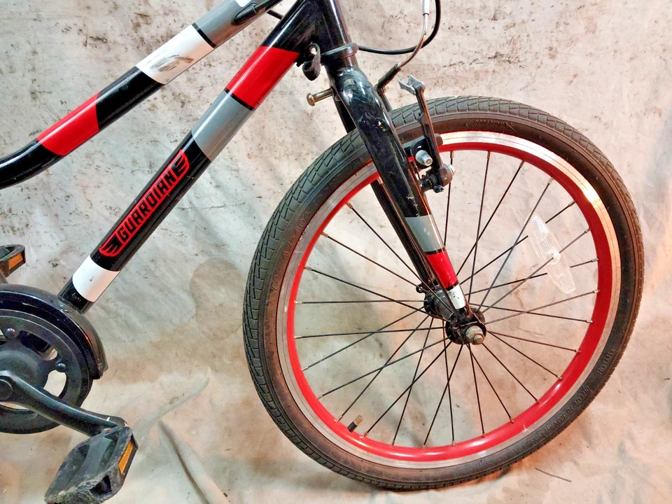 Bicicleta para niños Guardian Ethos 2022 de una sola velocidad 20" SS única negra acero frenos en V :) Foto 4 de 4