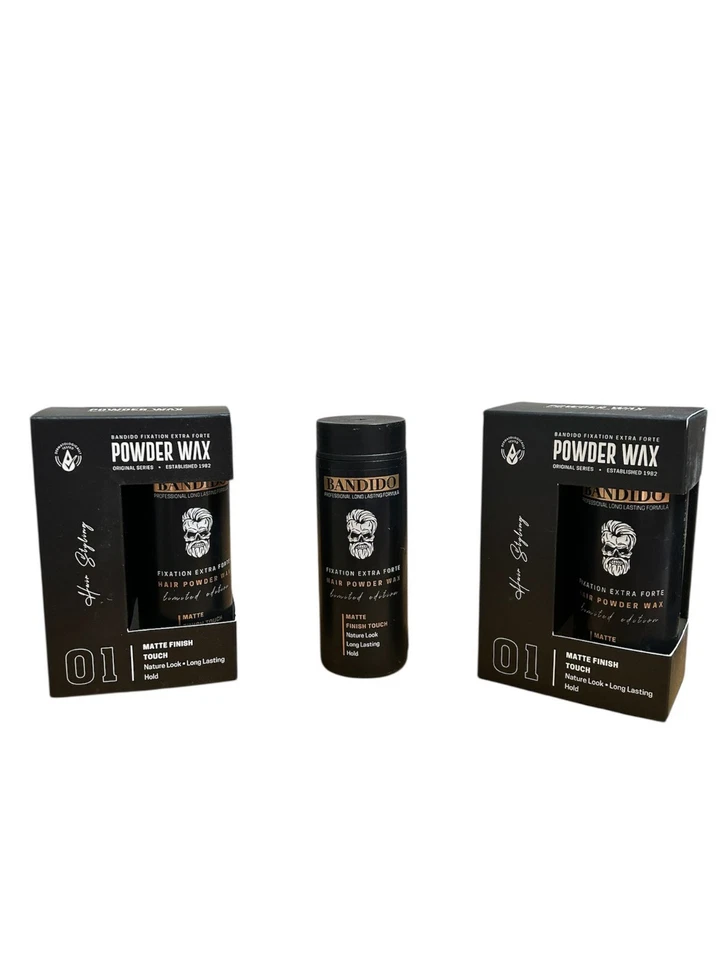 Bandido Hair Powder Wax Matte Finish Touch Natural Look Long Lasting Hold 32 G