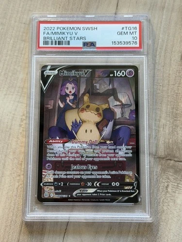 Mimikyu V Brilliant Stars #TG16 2022 Pokemon TCG Sword & Shield PSA 10