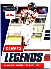 2021 Panini Contenders Draft Picks DK Metcalf #14 Campus Legends Ole Miss Rebels