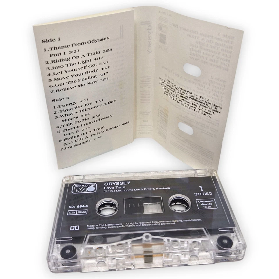 Odyssey Love Train MC Musik Kassette 1994 Metronome Theme Riding On A Train Move - Bild 3 von 4