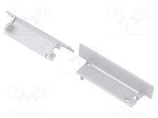 2 St&uuml;ck TOPMET 23120040-AS Blenden f&uuml;r LED Profile