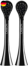 Curaprox Hydrosonic Bürstenköpfe Black Is White Carbon Duo - Für Effektive Plaqu
