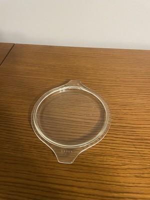 Vintage Pyrex Clear Glass Lid 470-C Round Casserole Replacement Lid 6.5 