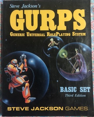Steve Jacksons GURPS Generic Universal Role Playing System Basic Set 3rd Edition