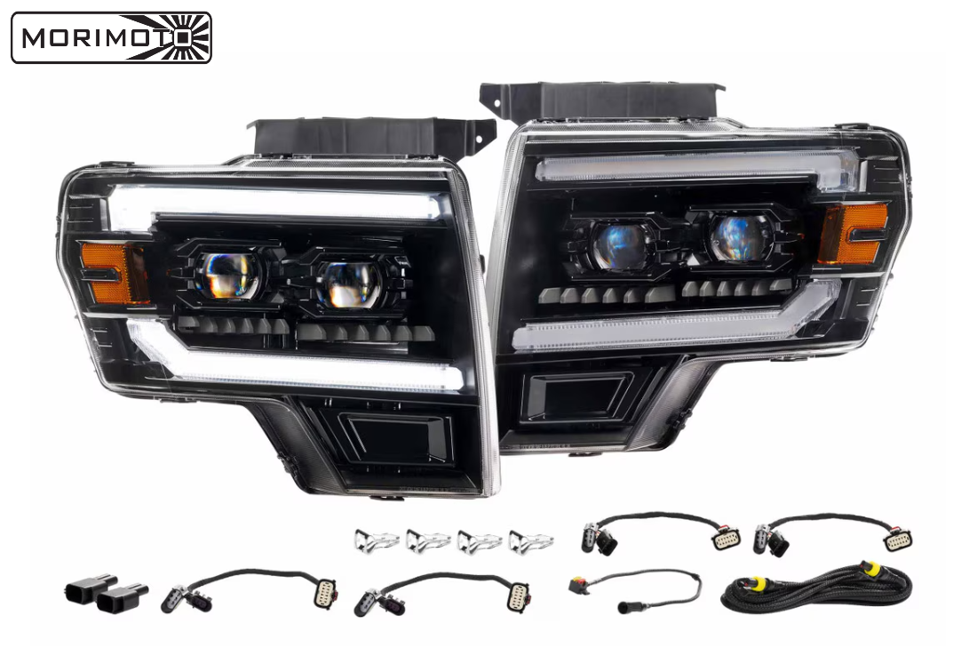 Morimoto XB Evo Hybrid LED Headlights (Pair) For 2010-2014 Ford F