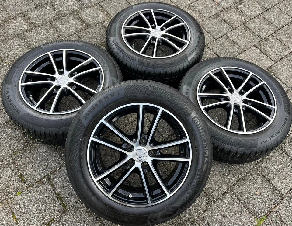 4 ALU WINTERRÄDER BMW 2ER REIHE ACTIVE TOURER F45 F46 205/60R16 92H RDKS - Bild 3 von 4