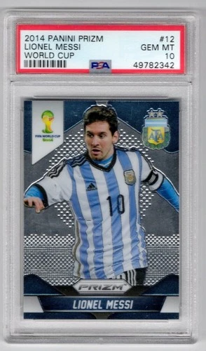 2014 Panini Prizm Lionel Messi World Cup #12 PSA 10