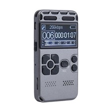 8GB Rechargeable LCD Digital Audio Sound Voice Recorder MP3 Player With Cable