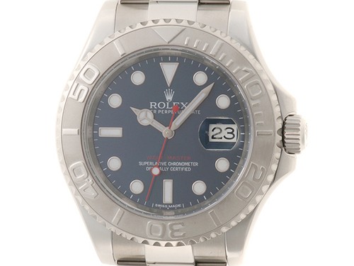 ROLEX 116622 Yacht masterWatches Blue dial Stainless Steel/Platinum mens【4...