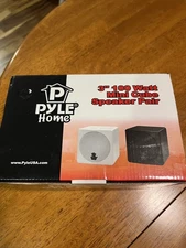 Pyle-HOME Pyle HOME 4" 200-Watt Mini-Cube Bookshelf Speakers (Black) PCB4BK NIB