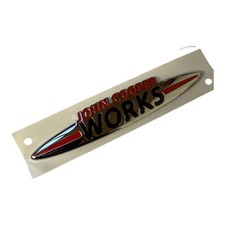 Genuine MINI Rear JCW Boot Badge Trunk Lid Emblem F54 F55 F56 F57 51147476376