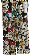 Disney Kid's Mickey Mouse Friends Plush Pajama Pants XSmall Multicolor NEW